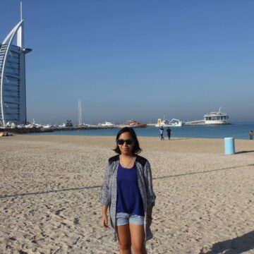 Spending the holidays in Dubai Image of woman