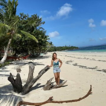 Day Trip to Carabao Island, Romblon Image of a woman